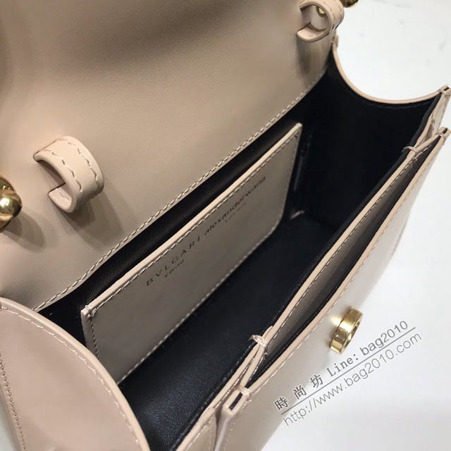 Bvlgari女包 寶格麗新品系列小牛皮腰包 B288740 雙蛇首搭扣 Bvlga手拎肩背女包  fyd1540